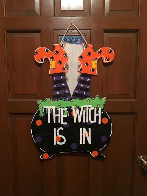 The witch is in door anger